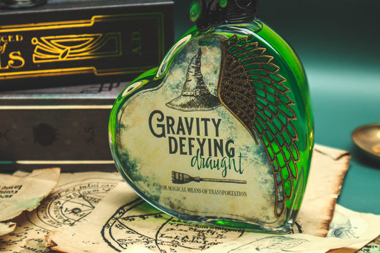Gravity Defying Draught Potion Label Digital Download PNG