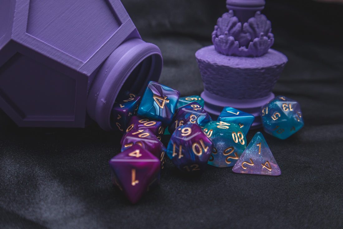10 Dice holders based on your favourite Critical Role characters - The Flaming Feather & Flaming Filament