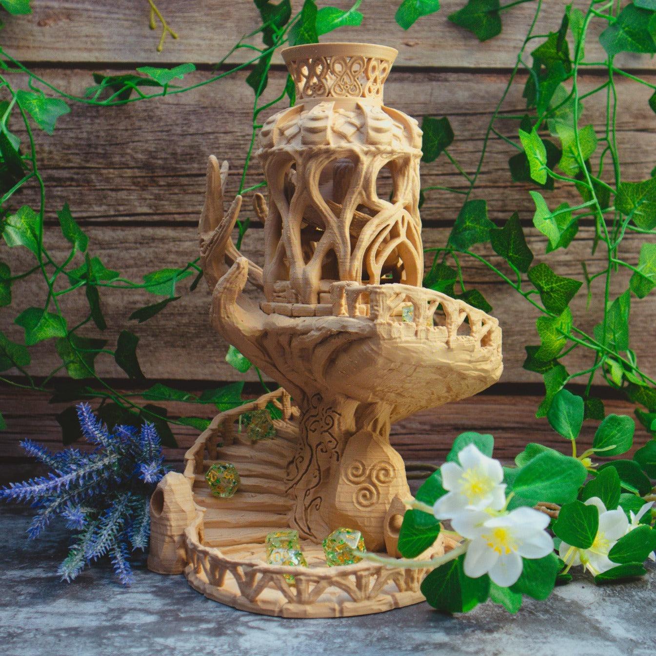 Dice towers - The Flaming Feather & Flaming Filament