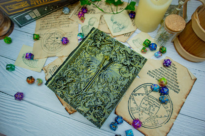 Divine Staff Cleric Dice tome - Dice holder & Dice tray