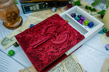 Battle Axe Dice tome - Dice holder & Dice tray