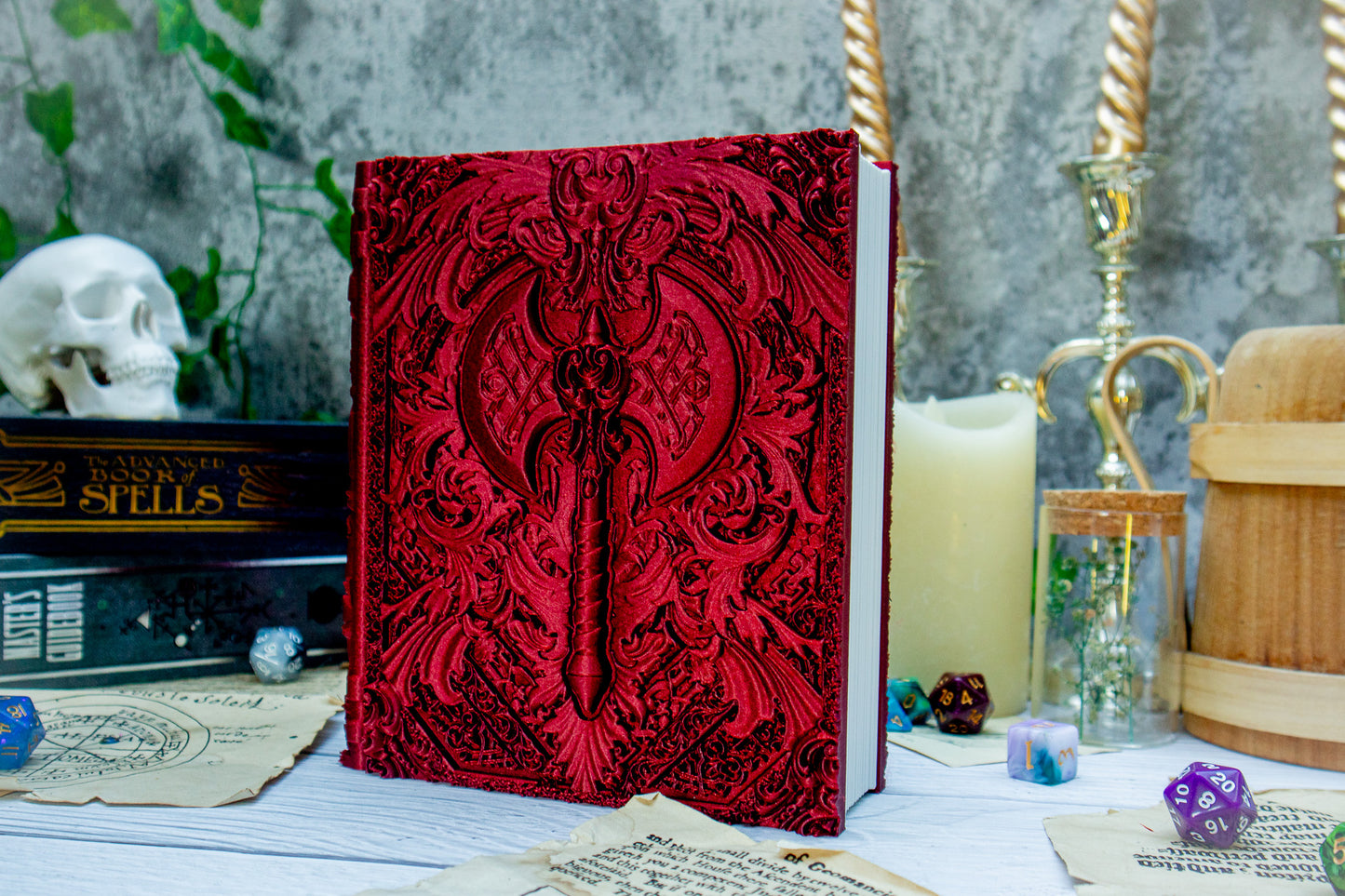 Battle Axe Dice tome - Dice holder & Dice tray