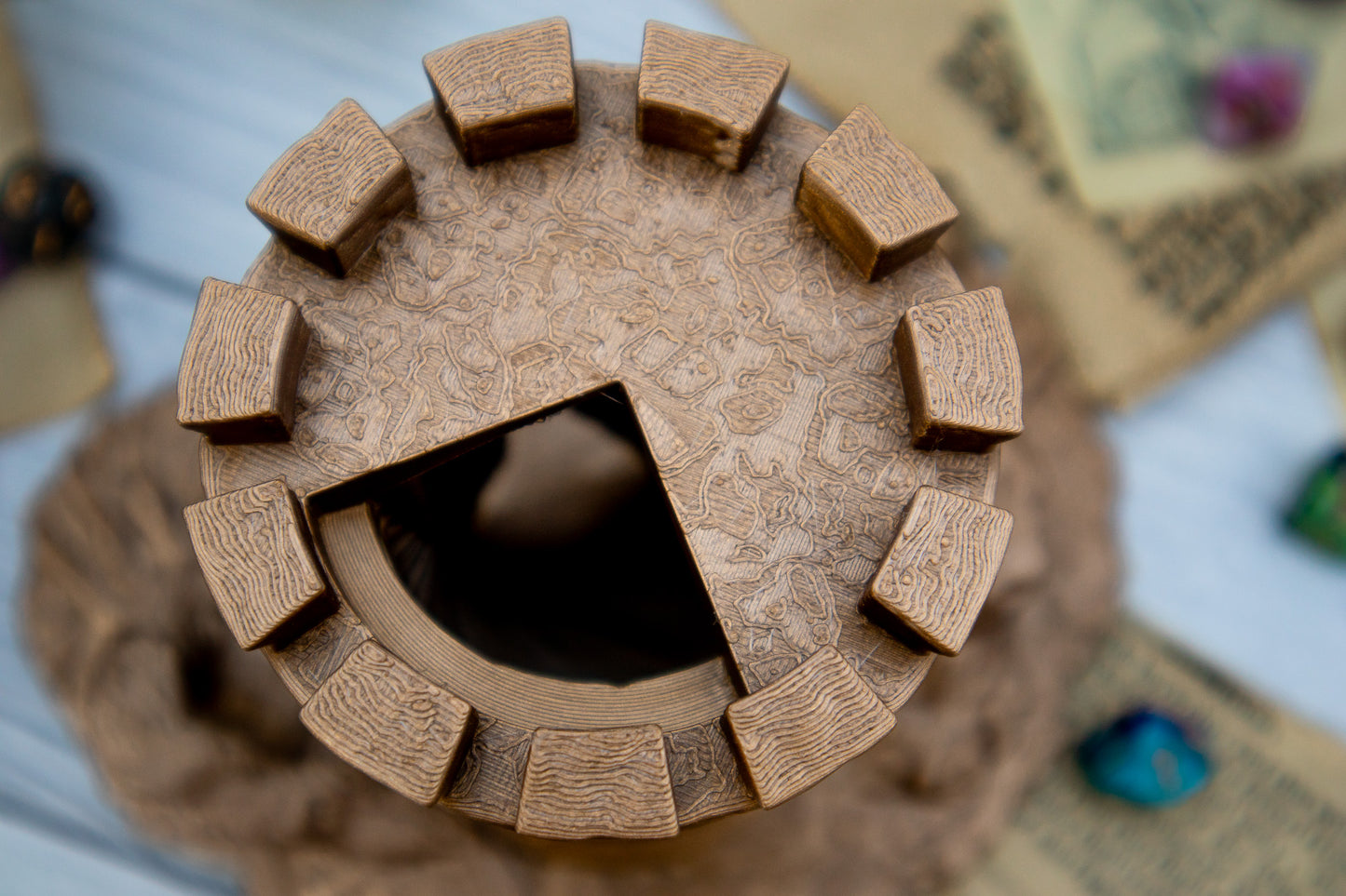 Mimic Castle dice tower