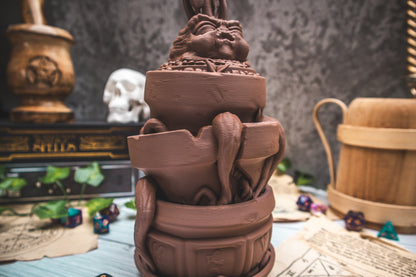 Mandrake Dice Mug + Dice Tower
