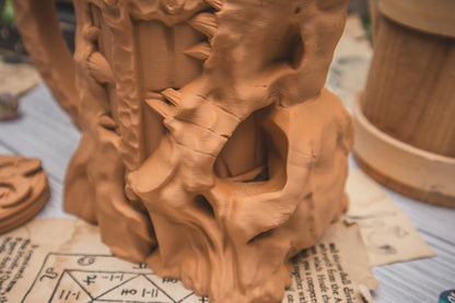Dragon Skull Dice Mug + Dice tower