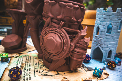 Magic Item Dice Mug + Dice Tower