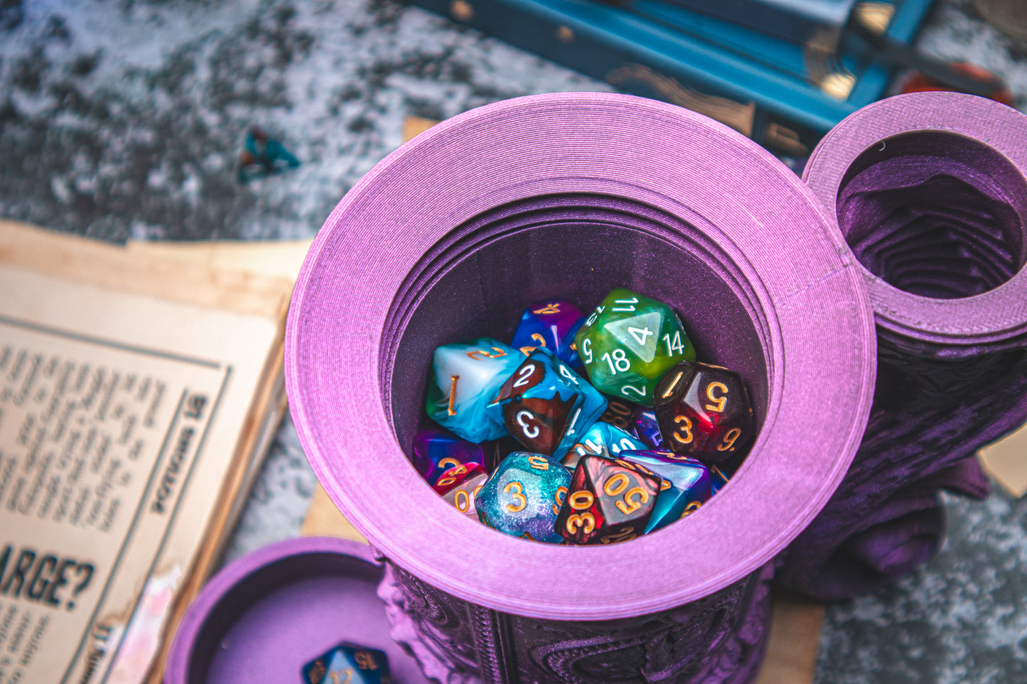 Dagger Dice Tower Mug