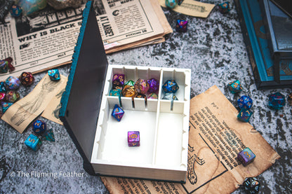 Water Magic Dice Tome - Holder, Tower & Dice tray