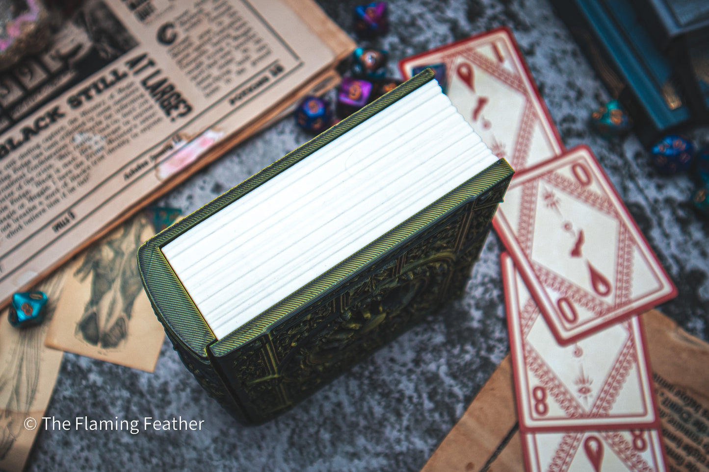 Sun Dice Tome - Holder, Tower & Dice tray