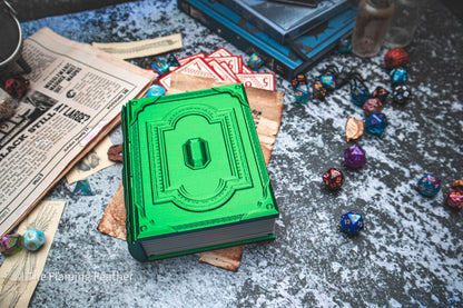 Vintage Dice Tome - Holder, Tower & Dice tray
