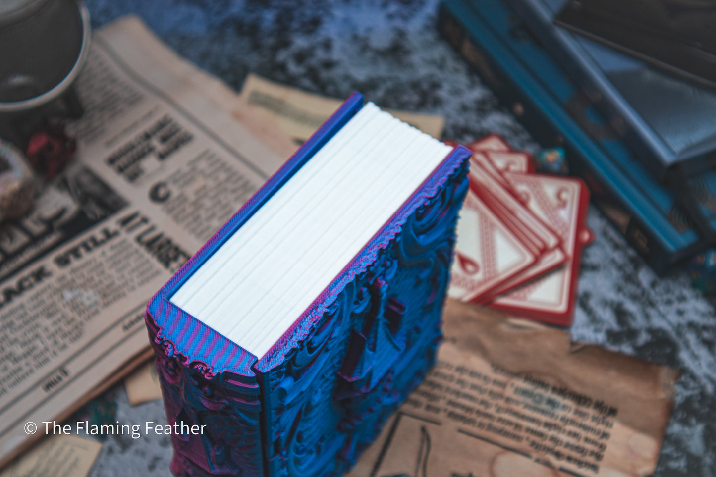 Wizard Tower Dice Tome - Holder, Tower & Dice tray