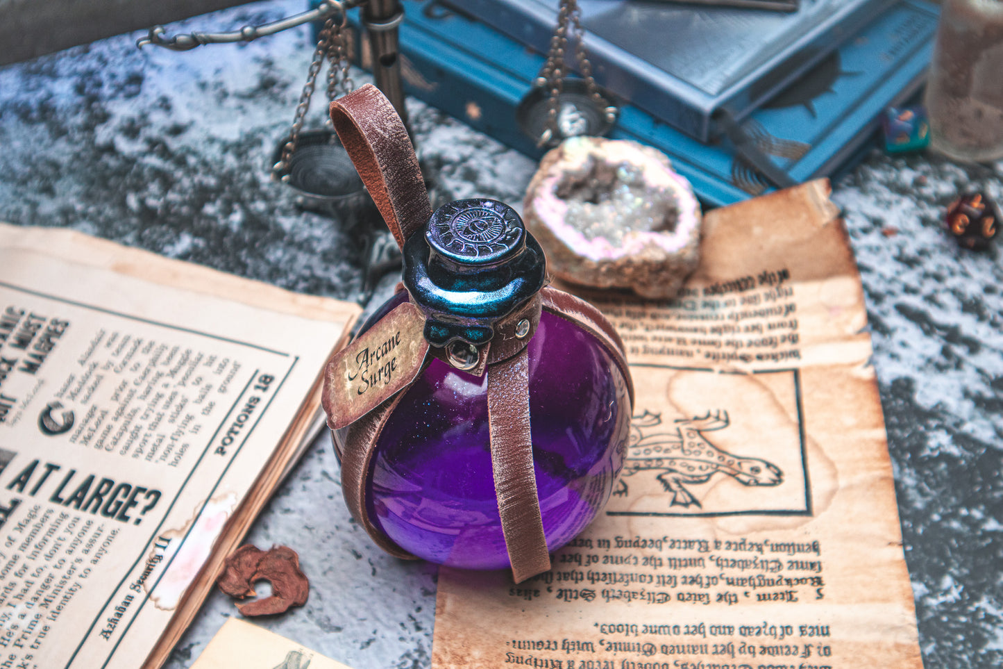 Arcane Surge- Colour changing belt potion