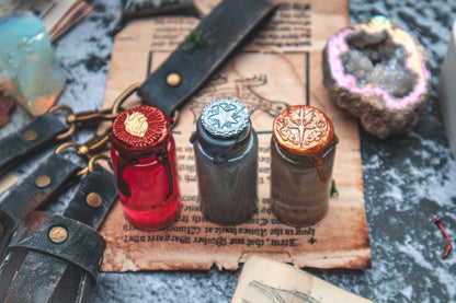 Belt Potion set - Healing, Sunlight and Liquid Silver