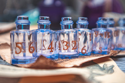 Moonveil - Liquid Core Potion bottle dice set