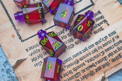 Witchblood - Liquid Core Potion bottle dice set