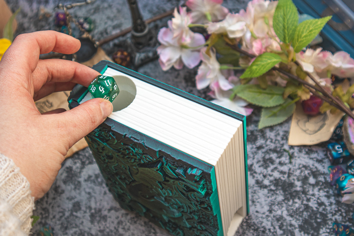 The Headless Rider Dice Tome - Holder, Tower & Dice tray