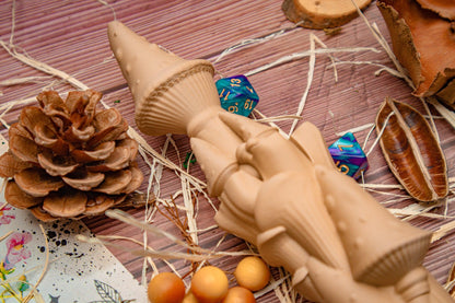 Feywild dice wand holder - The Flaming Feather & Flaming Filament