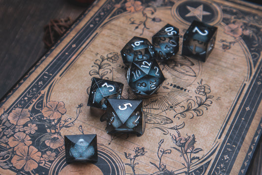 Spectral Shards- Liquid Core Premium Resin Dice set