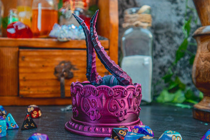 Bloodhunter Dice Box - The Flaming Feather & Flaming Filament