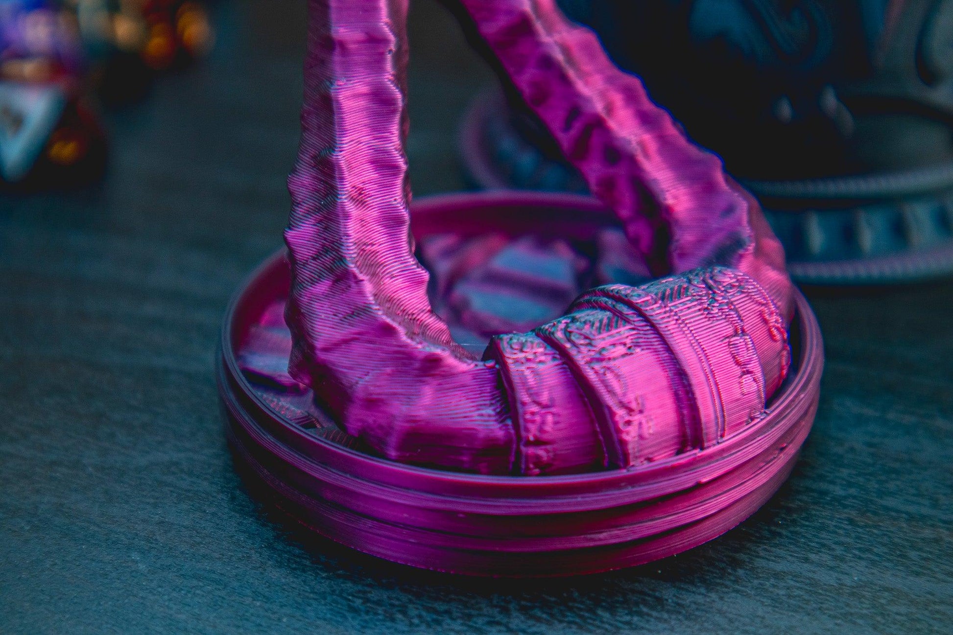 Bloodhunter Dice Box - The Flaming Feather & Flaming Filament