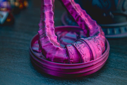 Bloodhunter Dice Box - The Flaming Feather & Flaming Filament