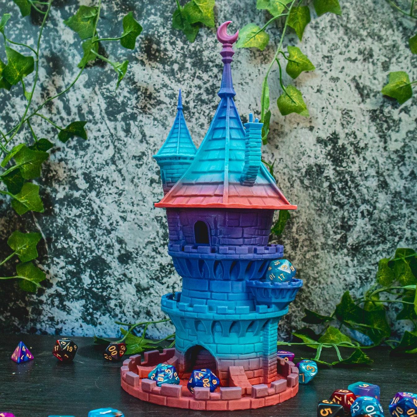 Wizard Dice Tower - The Flaming Feather & Flaming Filament
