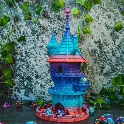 Wizard Dice Tower - The Flaming Feather & Flaming Filament