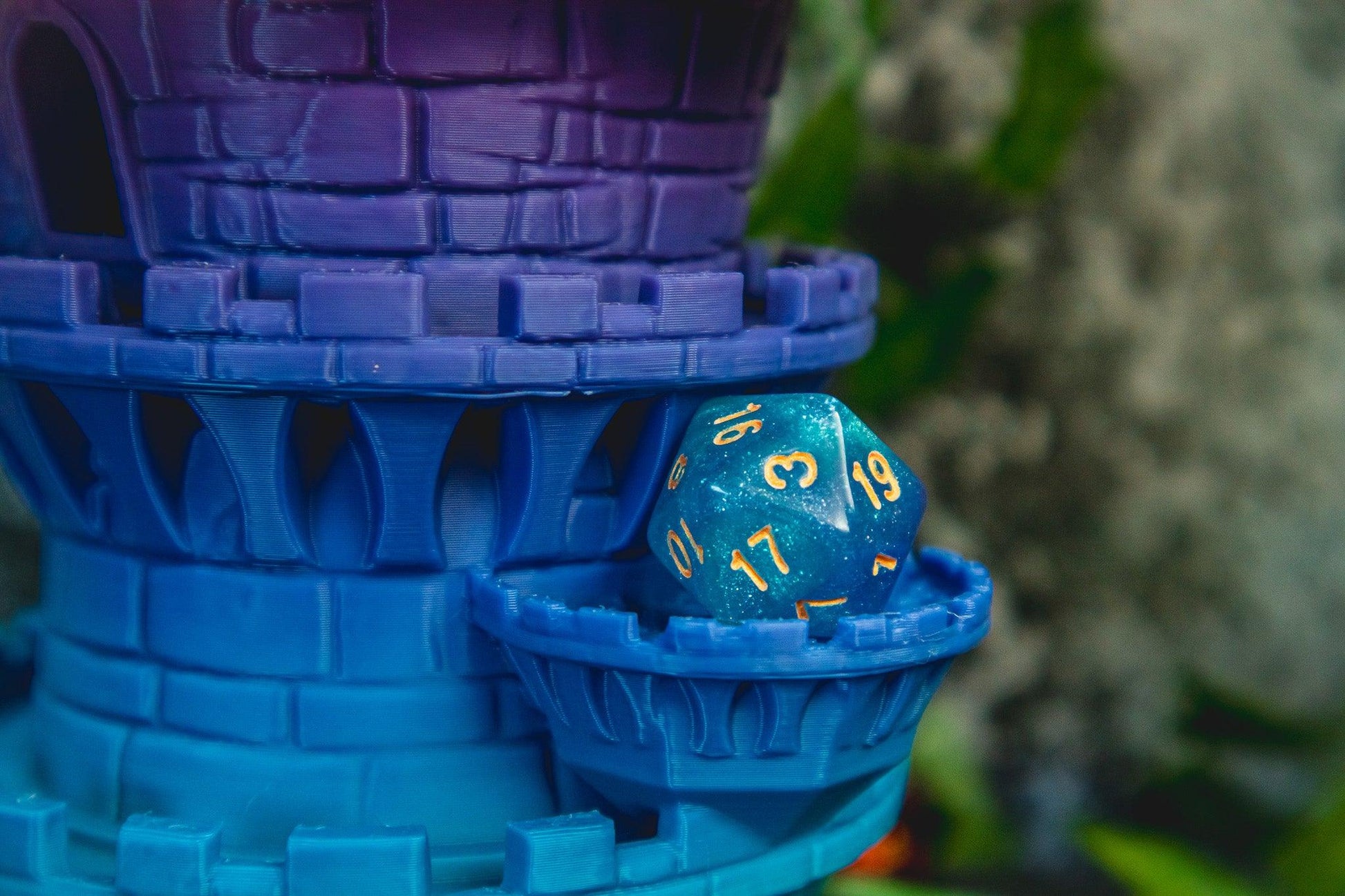 Wizard Dice Tower - The Flaming Feather & Flaming Filament