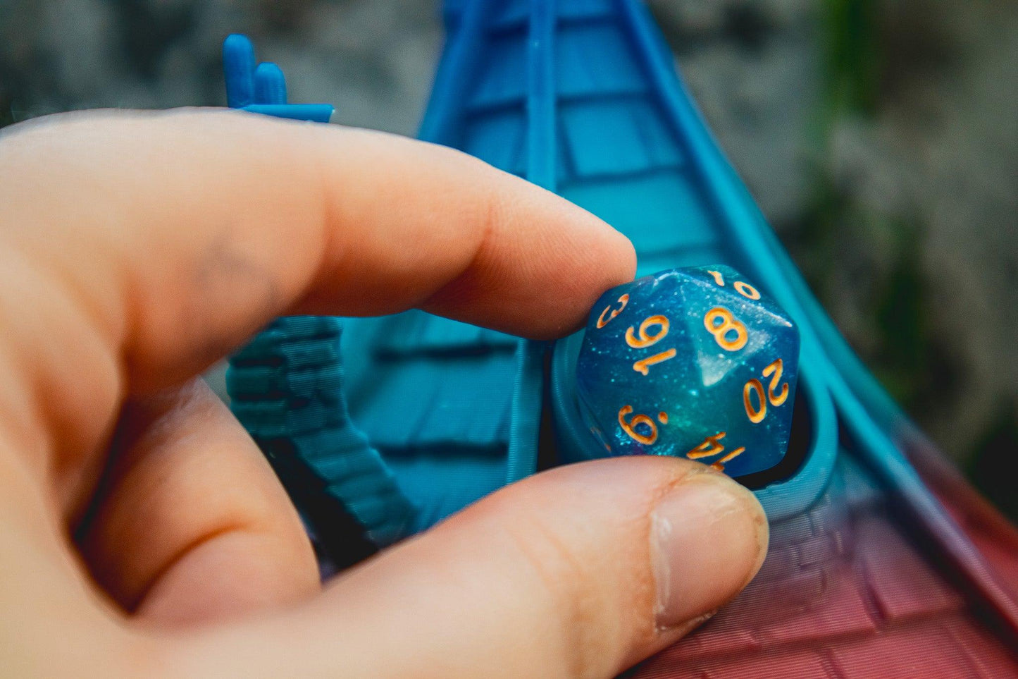 Wizard Dice Tower - The Flaming Feather & Flaming Filament