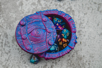 Mimic dice box - The Flaming Feather & Flaming Filament