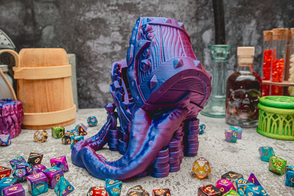Mimic Dice Tower - The Flaming Feather & Flaming Filament