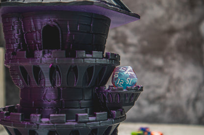 Eternal Sunrise Polyhedral dice set - The Flaming Feather & Flaming Filament