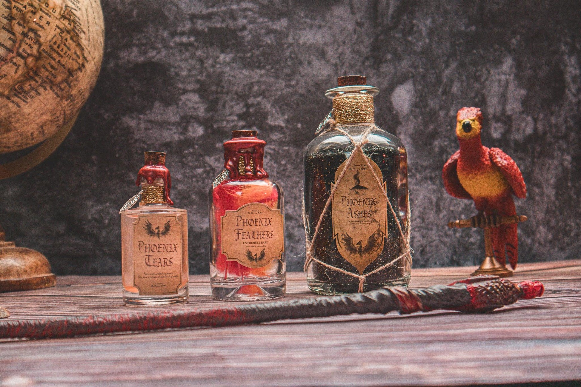 Phoenix Ashes - The Flaming Feather & Flaming Filament