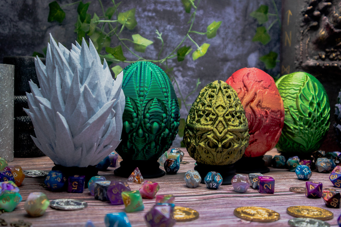 MYSTERY dragon egg + Dice set