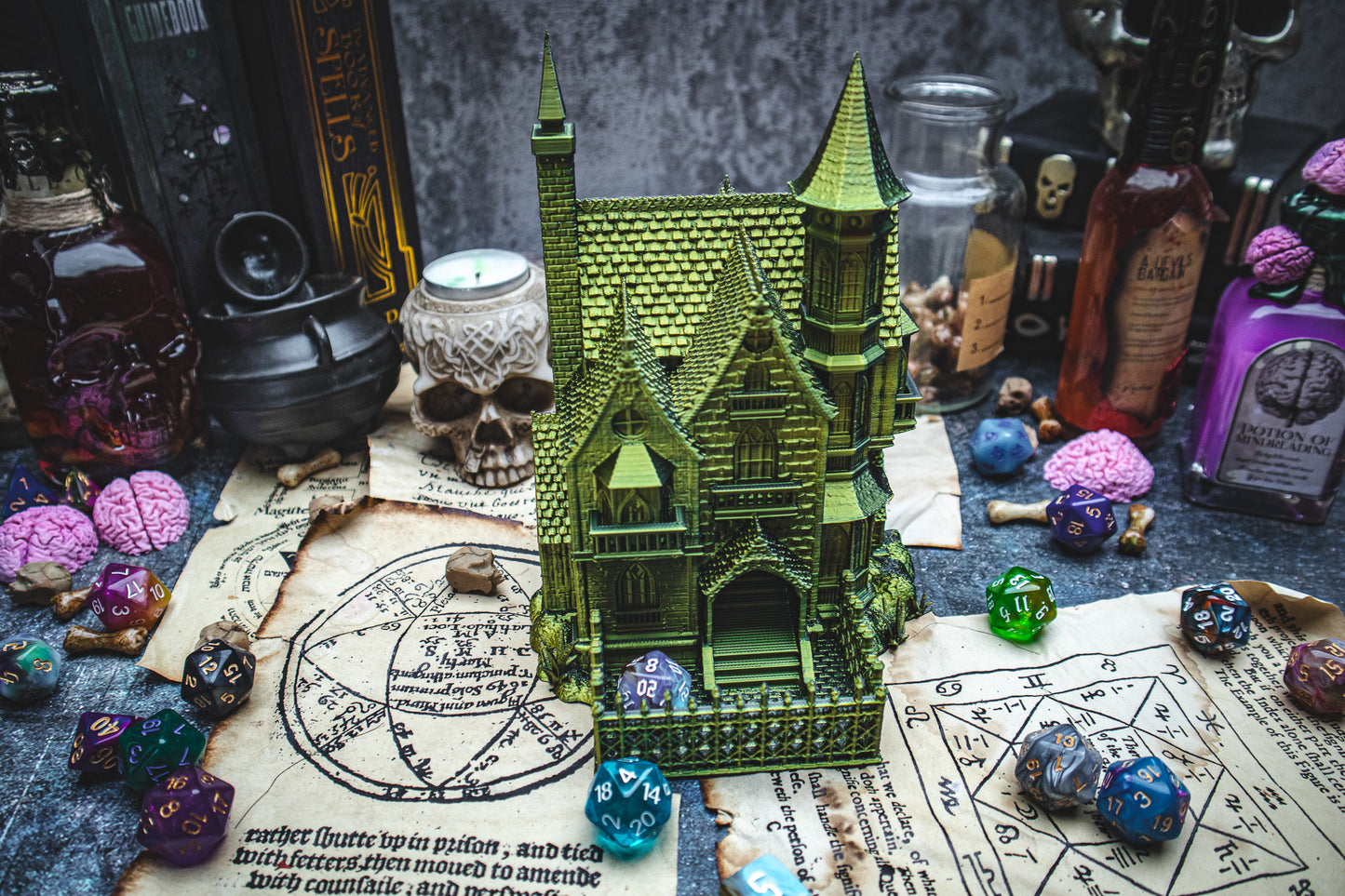 Haunted House dice tower