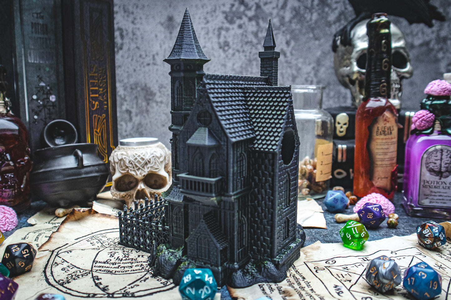Haunted House dice tower