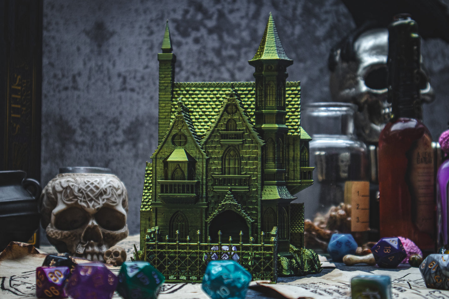 Haunted House dice tower
