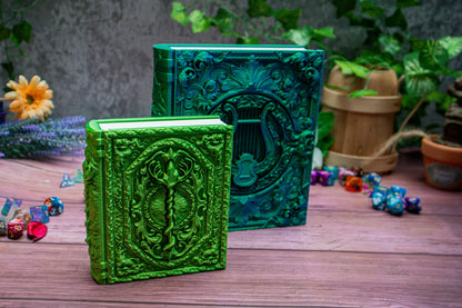 Heart and Roses Dice tome - Customisable Dice holder & Dice tray