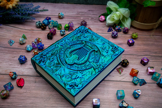 Lyre Bard Dice tome - Dice holder & Dice tray