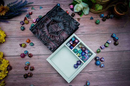 D20 Dice tome - Dice holder & Dice tray