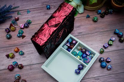 D20 Dice tome - Dice holder & Dice tray