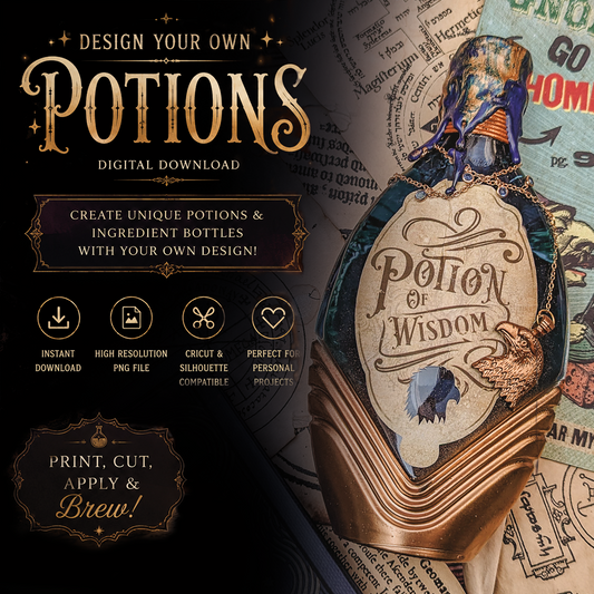 Potion of Wisdom Digital Download PNG