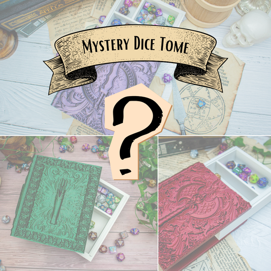 Mystery Dice Tome - Dice holder, tower and tray!