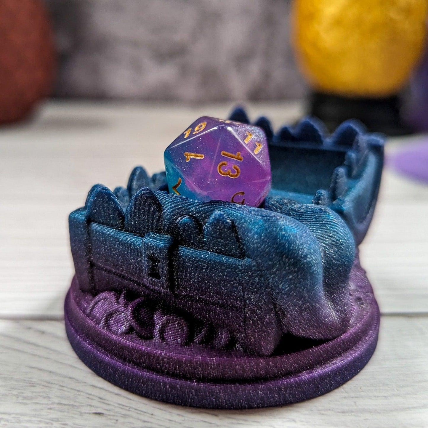 Mimic dice guardian - The Flaming Feather & Flaming Filament