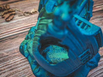 Shipwreck dice tower - The Flaming Feather & Flaming Filament