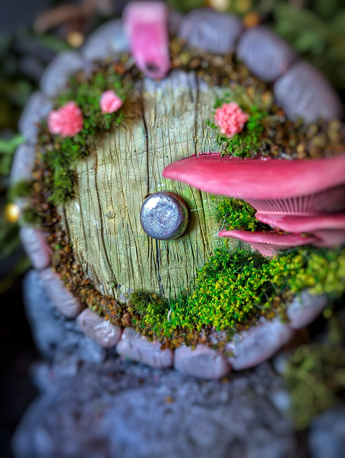 Handmade Door ornament with light feature