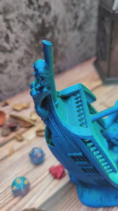 Shipwreck dice tower