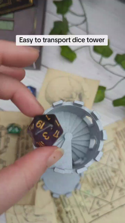 Dice tower castle tower