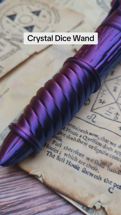 Crystal dice wand Dnd
