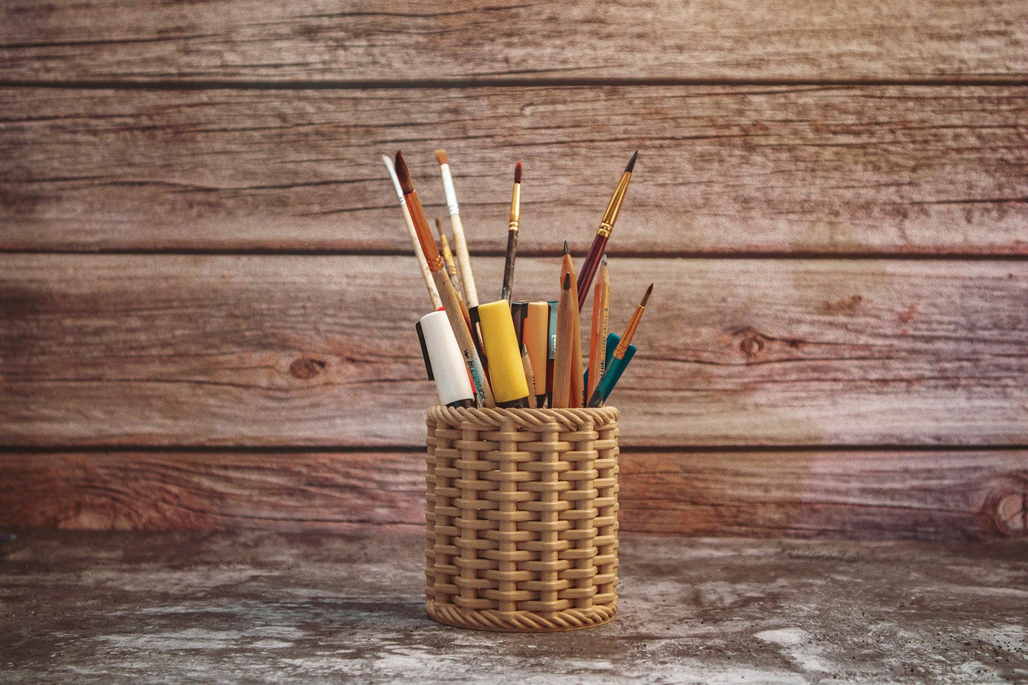 Woven Penholder - The Flaming Feather & Flaming Filament